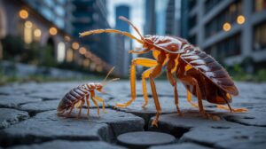 Illustration of the evolutionary journey and urban resurgence of bedbugs (AI-generated, non-realistic illustration). Credit: Ideogram.