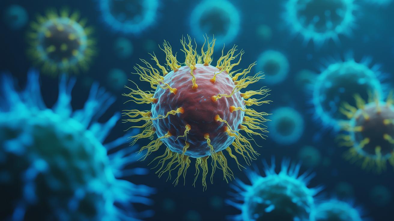 Illustration of a marine microorganism influencing Earth's climate (AI-generated, non-realistic illustration). Credit: Ideogram.