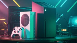 Illustration of Microsoft's strategic shift from developing an Xbox handheld to enhancing Windows 11 gaming performance (AI-generated, non-realistic illustration). Credit: Ideogram.