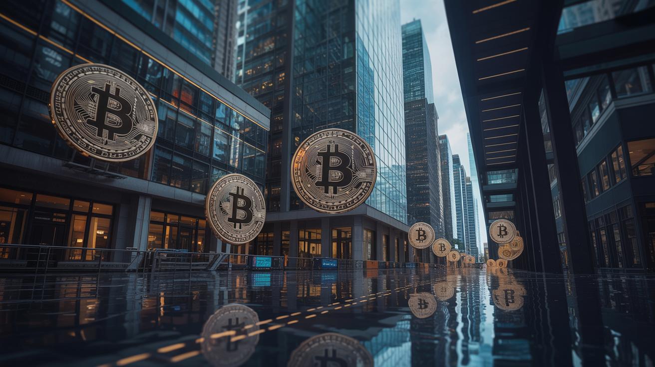 Illustration of Bitcoin's market dynamics shifting with long-term holders dominating the scene (AI-generated, non-realistic illustration). Credit: Ideogram.