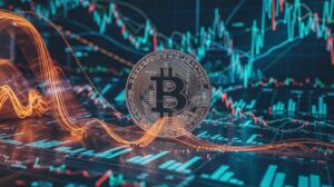 Illustration of Bitcoin's market fluctuations amid global economic uncertainties (AI-generated, non-realistic illustration). Credit: Ideogram.