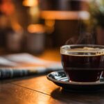 Illustration of the health benefits of black coffee consumption (AI-generated, non-realistic illustration). Credit: Ideogram.