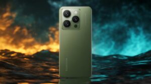 Illustration of the Nothing Phone (3) with a sleek, minimalist design and triple-camera setup (AI-generated, non-realistic illustration). Credit: Ideogram.
