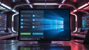 Illustration of Microsoft's Windows 10 Extended Security Updates options and enrollment process (AI-generated, non-realistic illustration). Credit: Ideogram.