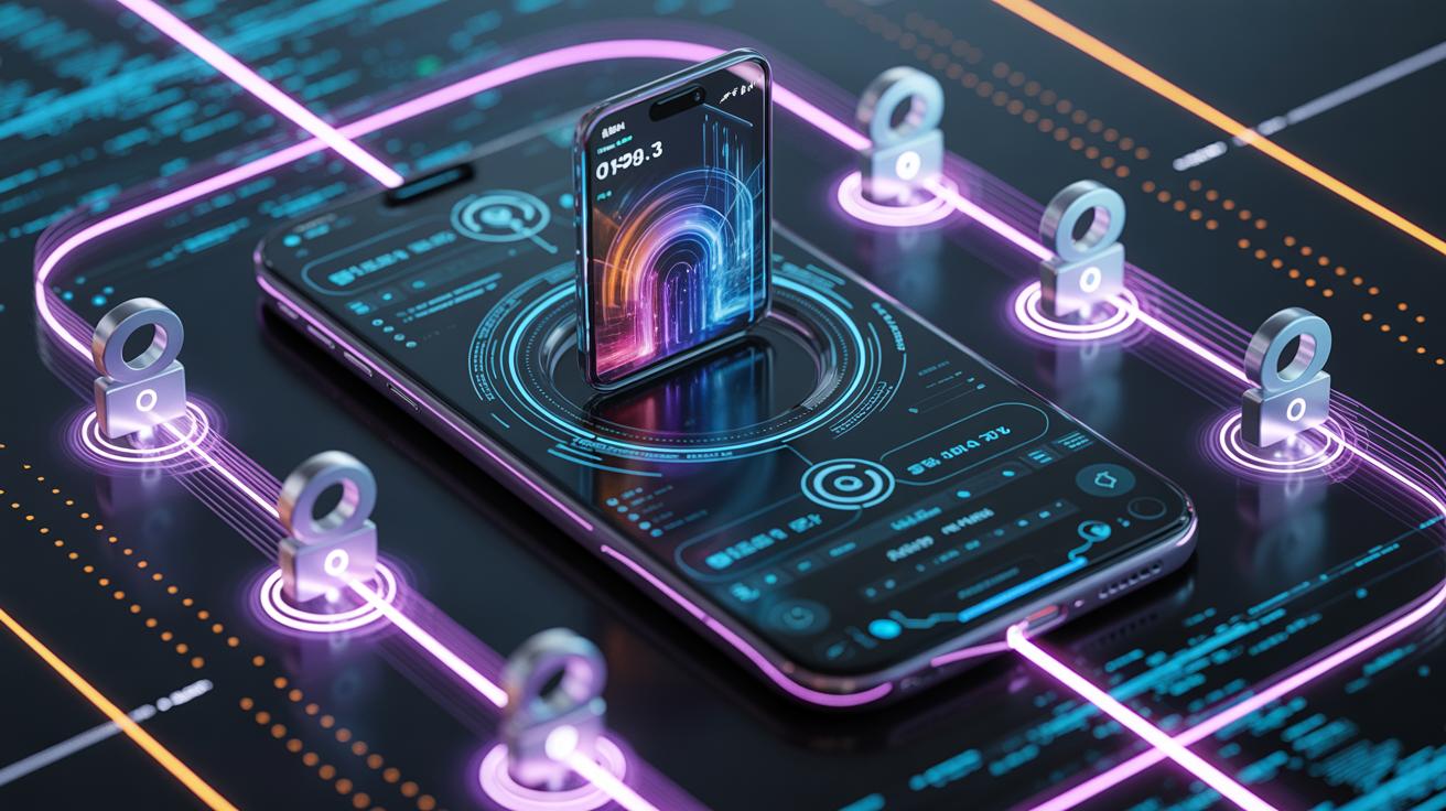 Illustration of Google's AI integration in Android raising privacy concerns (AI-generated, non-realistic illustration). Credit: Ideogram.