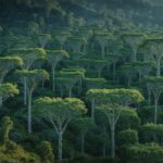 Illustration of Sarawak's innovative plant tissue culture techniques revolutionizing forest plantations (AI-generated, non-realistic illustration). Credit: Ideogram.