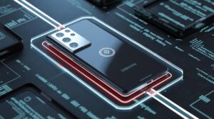 Illustration of Samsung's Galaxy "kill switch" feature enhancing mobile security (AI-generated, non-realistic illustration). Credit: Ideogram.