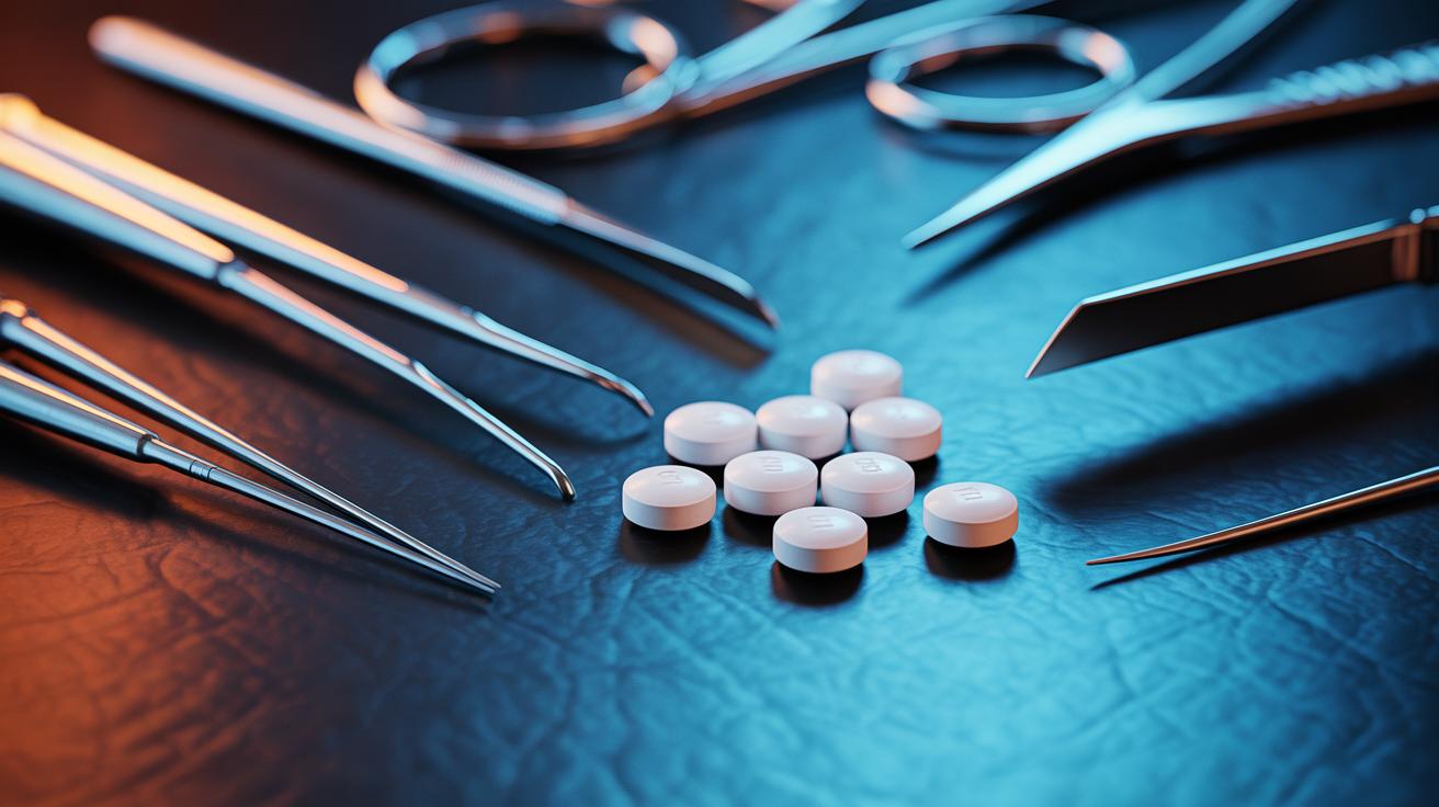 Illustration of bariatric surgery versus semaglutide medications for weight loss (AI-generated, non-realistic illustration). Credit: Ideogram.