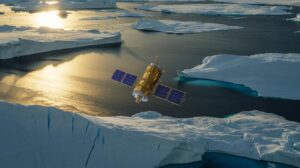 Illustration of the impact of halting sea ice data sharing on global climate research (AI-generated, non-realistic illustration). Credit: Ideogram.