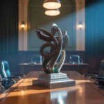 Illustration of the potential dissolution of Jefferson City's Cultural Arts Commission and its impact on local cultural initiatives (AI-generated, non-realistic illustration). Credit: Ideogram.