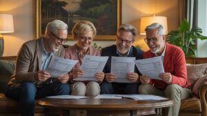Illustration of seniors receiving Social Security tax relief under the One Big Beautiful Bill Act (AI-generated, non-realistic illustration). Credit: Ideogram.