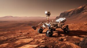 Illustration of NASA's Opportunity Rover exploring the Martian landscape and its profound impact on space exploration (AI-generated, non-realistic illustration). Credit: Ideogram.