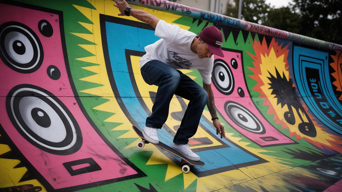 Illustration of Tony Hawk's Pro Skater 3 + 4 soundtrack evolution and player decisions (AI-generated, non-realistic illustration). Credit: Ideogram.