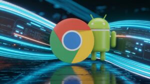 Illustration of the integration of Chrome OS and Android platforms into a single unified system (AI-generated, non-realistic illustration). Credit: Ideogram.