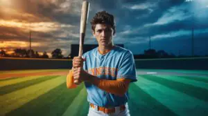 Illustration of Tennessee baseball players celebrating their selection in the 2025 MLB Draft (AI-generated, non-realistic illustration). Credit: Ideogram.