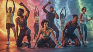 Illustration of personalized workouts tailored to different personality traits (AI-generated, non-realistic illustration). Credit: Ideogram.