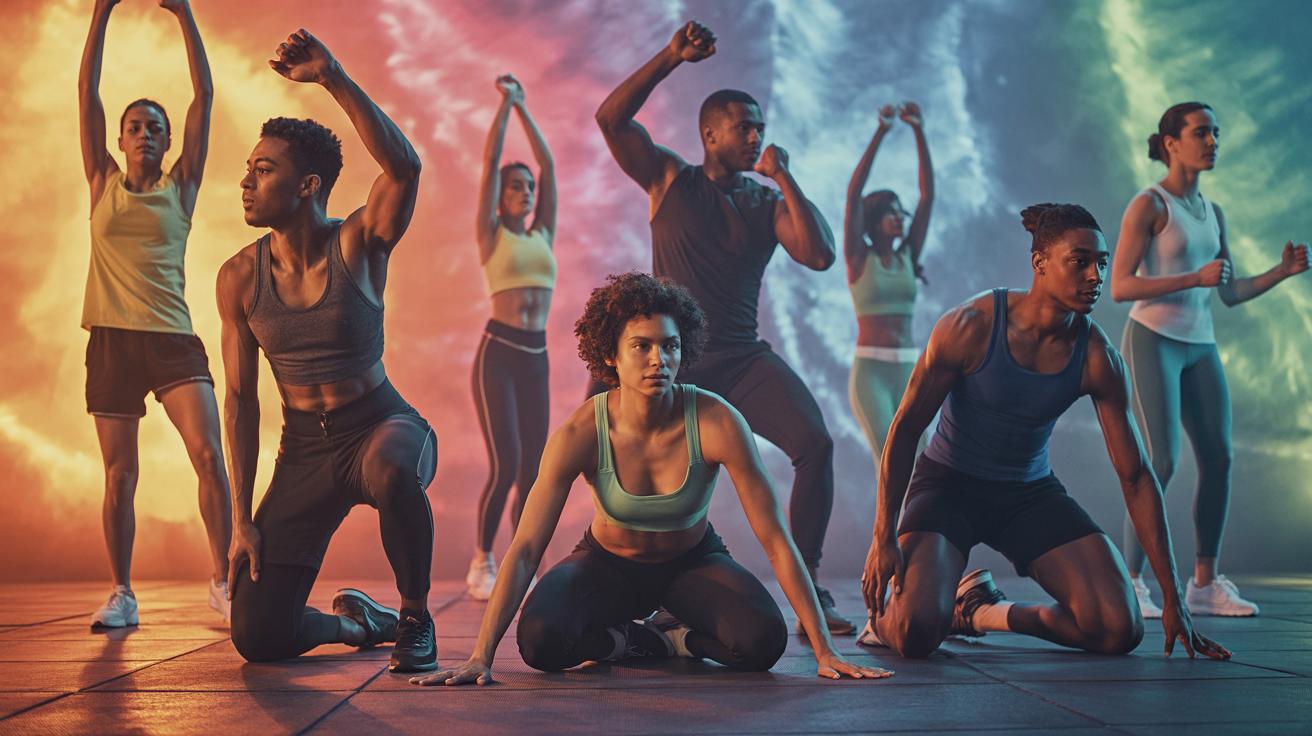 Illustration of personalized workouts tailored to different personality traits (AI-generated, non-realistic illustration). Credit: Ideogram.